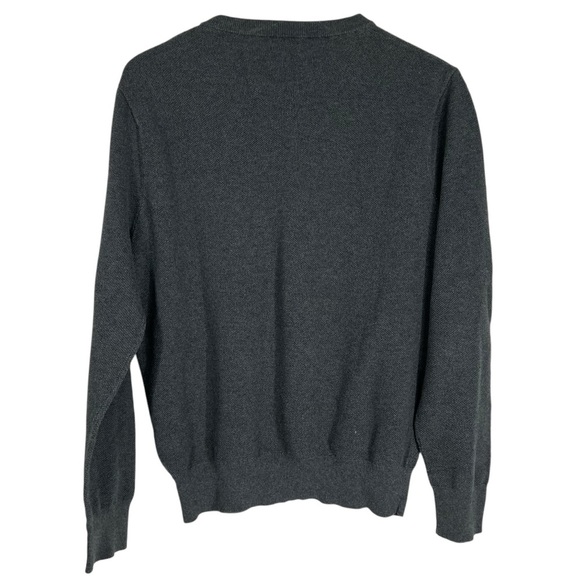 Knit for J.CREW Men's Cotton Poque-stitch Textured Cotton Crewneck Sweater Large - Picture 5 of 8
